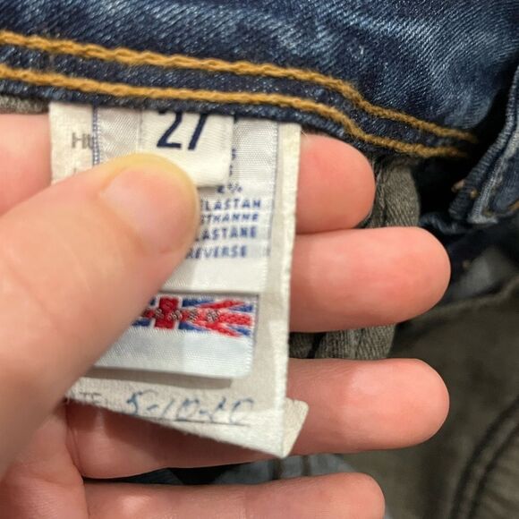 Hudson Made in the USA Denim Straight Leg Denim Sample Jeans Size 27 - Picture 9 of 15